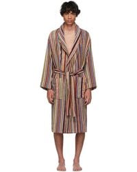 paul smith striped dressing gown