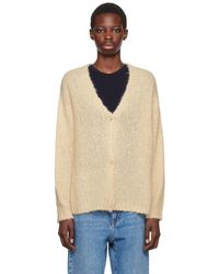 Weekend by Maxmara - Cardigan arduino blanc cassé - Lyst