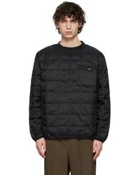 Taion Quilted Down Pullover - Black