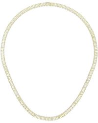 Hatton Labs - Ssense Exclusive Emerald Cut Tennis Chain Necklace - Lyst