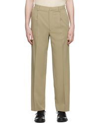 AURALEE - Pleated Trousers - Lyst
