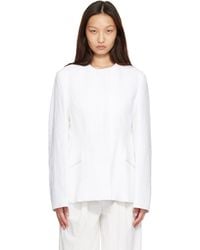 TOTEME - Jacquard Cotton Blazer - Lyst