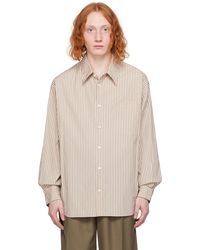 Lemaire - Striped Shirt - Lyst