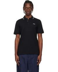 HUGO - Stretch Cotton Slim-Fit Logo Polo - Lyst