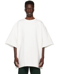 Dries Van Noten - White Raw Edge T-shirt - Lyst