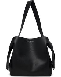 Acne Studios - Moyen Sac Porté Épaule Noir À Nœuds Musubi - Lyst