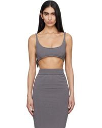 Entire studios - Raw Knit Bra - Lyst