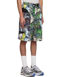 RAINMAKER KYOTO Triple Cloth Hakama Shorts in Blue for Men | Lyst