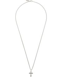 Emanuele Bicocchi - Small Rose Cross Necklace - Lyst