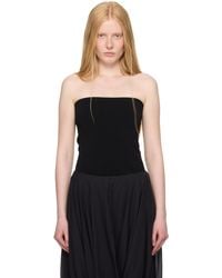 TOTEME - Compact Knit Tube Top - Lyst