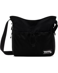 Maison Kitsuné - Sac Messager Noir À Logo Flash Fox - Lyst