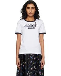 Marni - Flock Print Jersey T-Shirt - Lyst