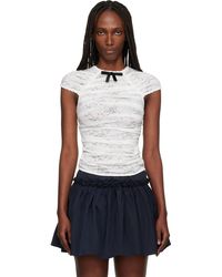 ShuShu/Tong - Lace Gathered Top - Lyst