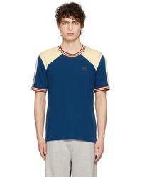 Wales Bonner - T-shirt bleu en coton édition adidas originals - Lyst