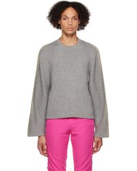Eckhaus Latta - Off- Ash Sweater - Lyst