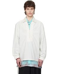 Dries Van Noten - Half-Zip Shirt - Lyst