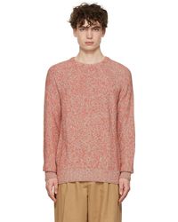 PS by Paul Smith - Orange Knit Sweater - Lyst