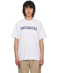 Engineered Garments - White 'satirical' T-shirt - Lyst