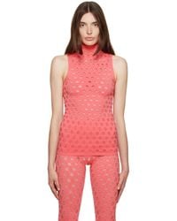 Maisie Wilen - Perforated Tank Top - Lyst