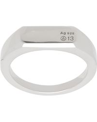 NUMBERING - Bague #7401 Argentée - Lyst