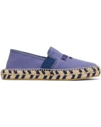KENZO - Espadrilles Mauves En Canevas - Lyst