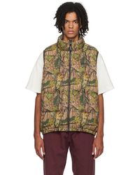 Gramicci - Brown Quilted Down Vest - Lyst