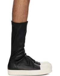 Rick Owens - Baskets de style chaussettes noires - Lyst
