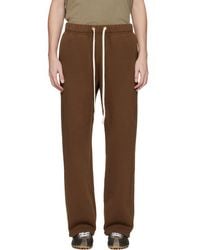 Les Tien - ブラウン Classic ヘビーウェイト スウェットパンツ - Lyst