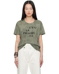 R13 - 'C'Est La Fucking Vie' Boy T-Shirt - Lyst