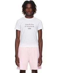 Acne Studios - Off- Logo T-Shirt - Lyst