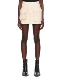Marques'Almeida - Off- Patch Pocket Miniskirt - Lyst