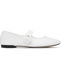 Repetto - Ballerines De Style Charles Ix Georgia Blanches À Bout Carré - Lyst