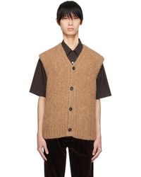Norse Projects - Brown August Vest - Lyst