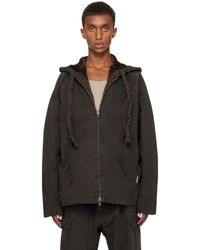 OTTOLINGER - Furry Reversible Denim Jacket - Lyst