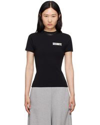 Vetements - 'Securite' T-Shirt - Lyst