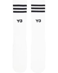 Y-3 - Stripes High Socks - Lyst