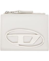 DIESEL - Logo Plaque Small Leather Wallet - Lyst