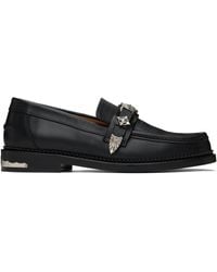 Toga Virilis - Ssense Exclusive Saffiano Leather Loafers - Lyst