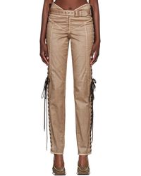 Jean Paul Gaultier - Brown Knwls Edition Trousers - Lyst