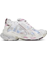 Balenciaga - ホワイト＆マルチカラー Runner Gradient スニーカー - Lyst