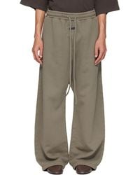 Fear Of God - Khaki Wide Leg Sweatpants - Lyst