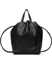 Marni - Leather Scrunchie Backpack - Lyst