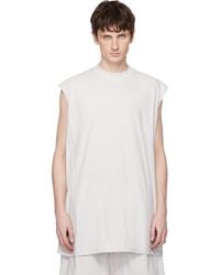 Rick Owens - Off- Temple Tarp T-Shirt - Lyst