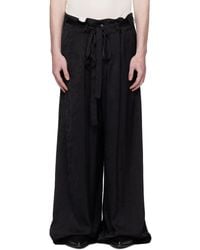 Ann Demeulemeester - Bruse Wide Lounge Pants - Lyst