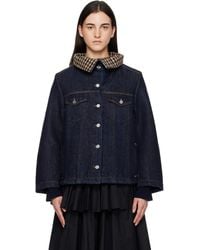 Ganni - Neppy Denim Jacket - Lyst