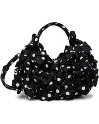 Ganni - Mini Multi Bow Satin Print Bag - Lyst