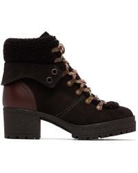 See By Chloé - Brown Eileen Boots - Lyst