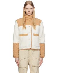 The North Face - White & Tan Cragmont Jacket - Lyst