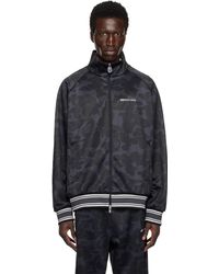 A Bathing Ape - Tonal Solid Camo Track Jacket - Lyst