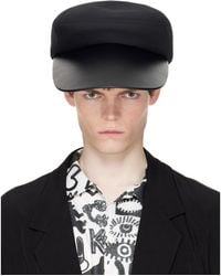 Comme des Garçons - Hizume Edition Faux-Leather Cap - Lyst